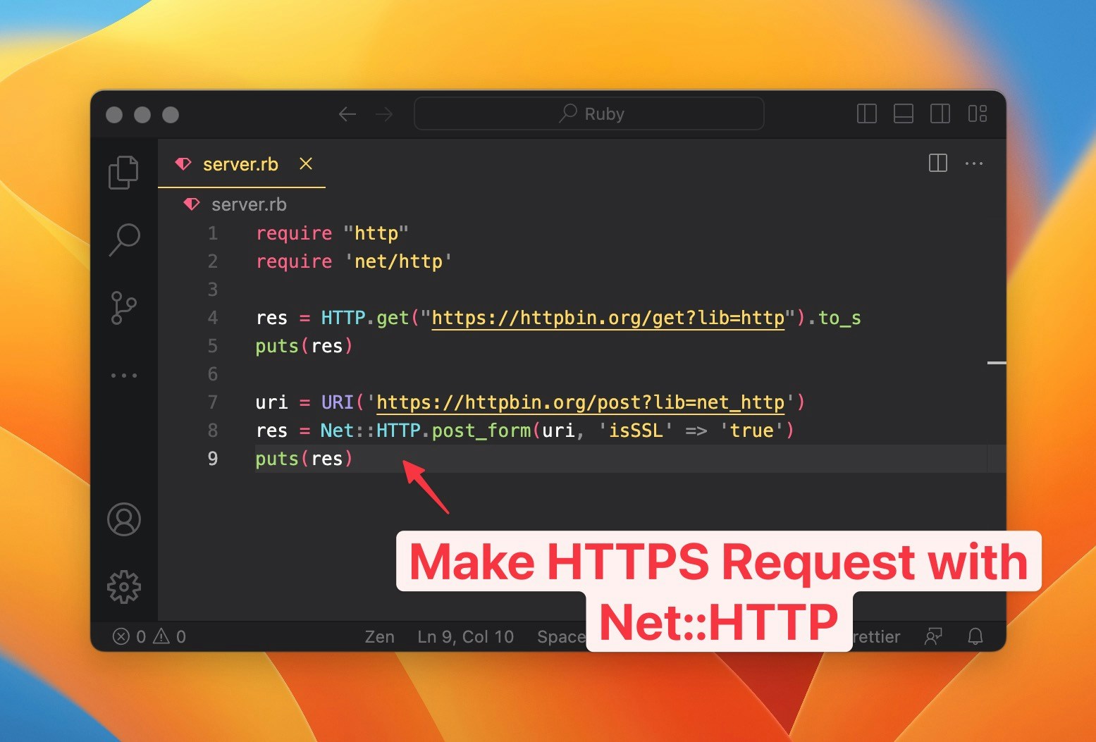 Cover Image for Capture HTTP/HTTPS Request from Ruby (net::http, or http gem) scripts