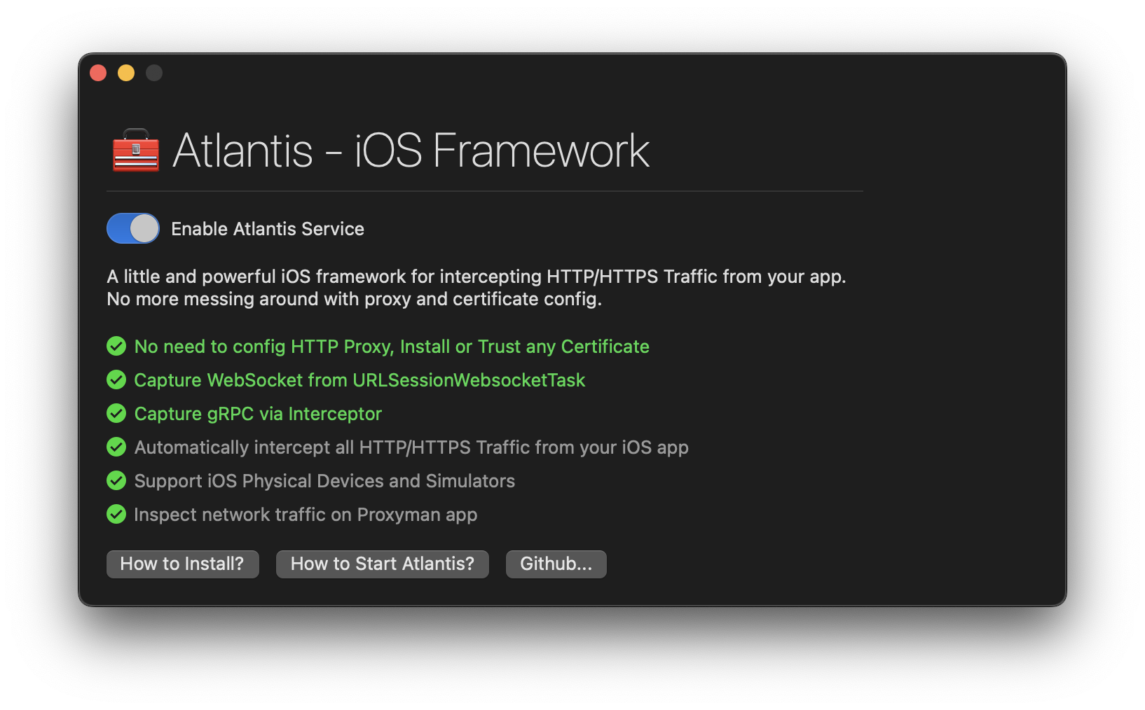 Proxyman capture http and https traffic with iOS and Android devices