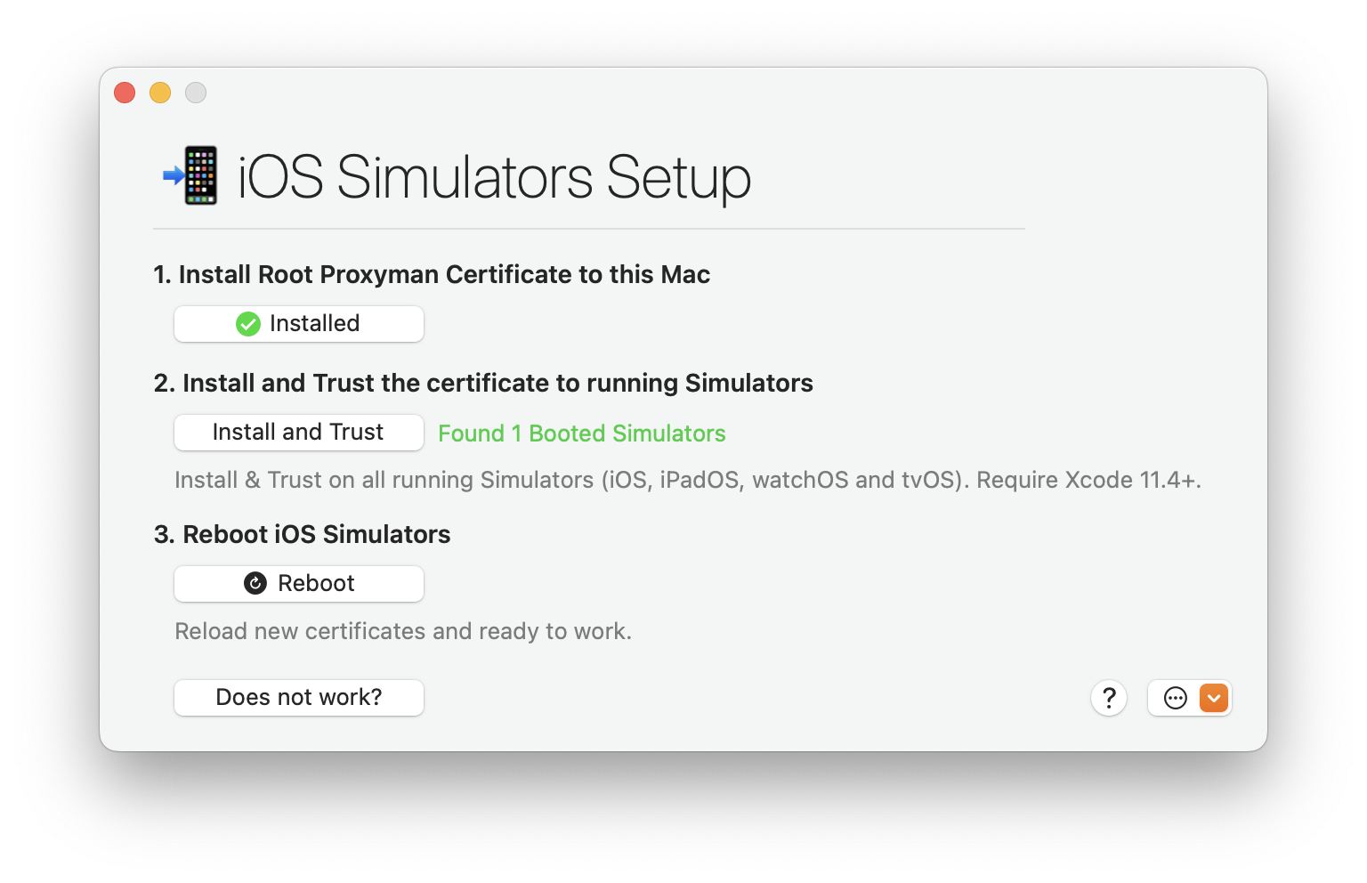 Capture HTTPS traffic from iOS Simulator with Proxyman
